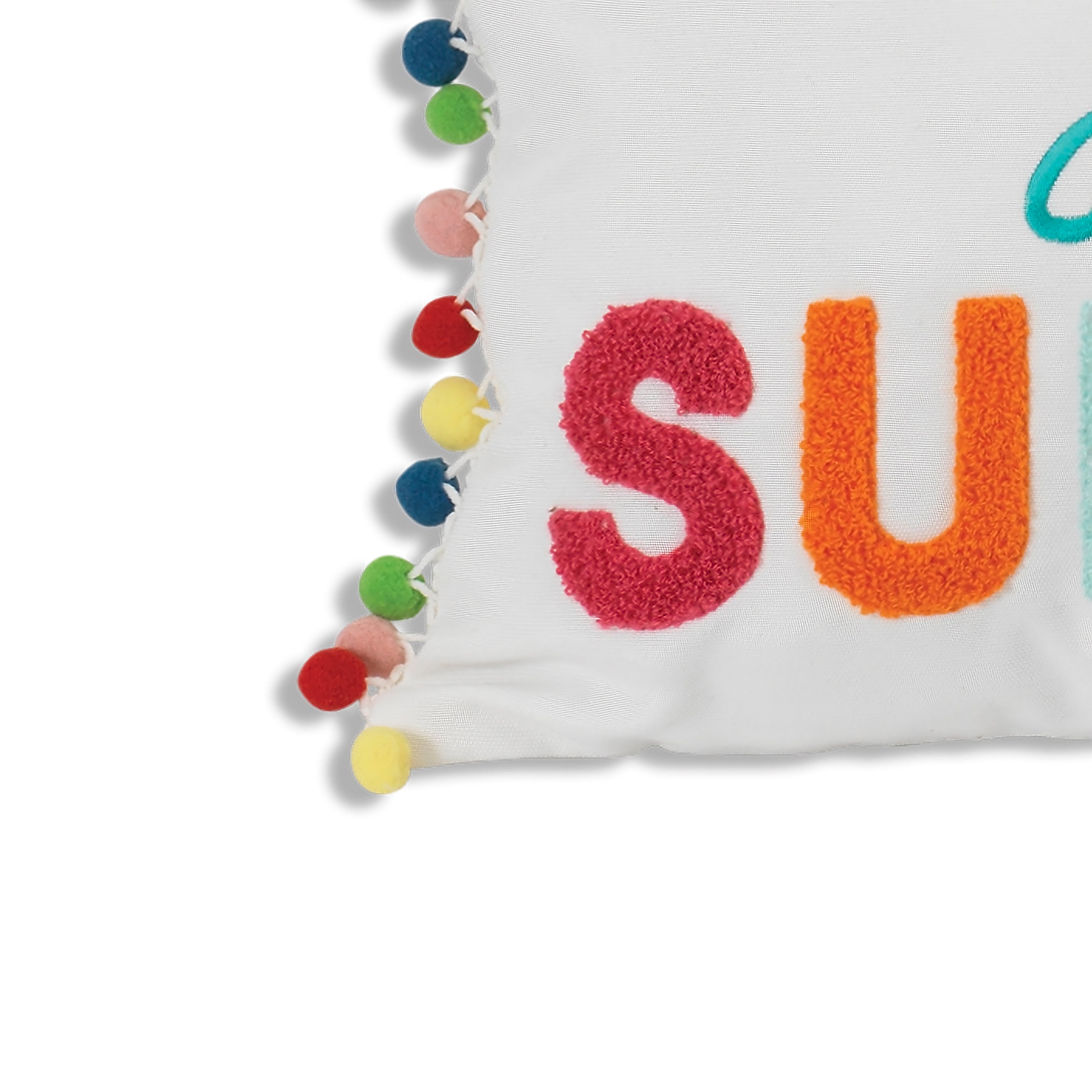 Vibrant 20 Inch Fabric Spring Pillows Set of 2
